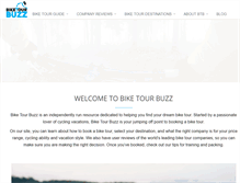 Tablet Screenshot of biketourbuzz.com